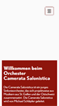 Mobile Screenshot of camerata-salonistica.ch